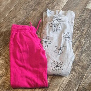 Athletic Works Pink and Gray Kids Joggers
